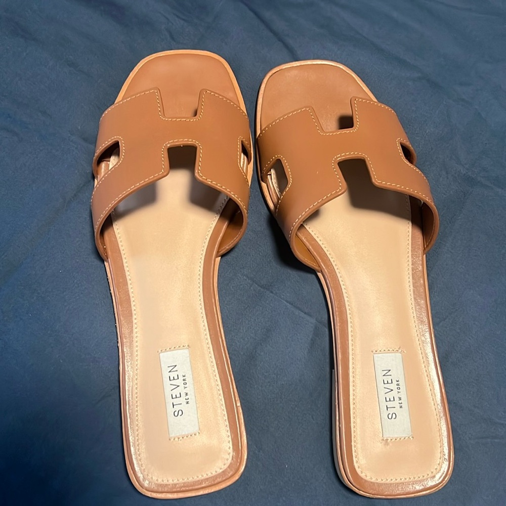 Steven By Steve Madden Tan Sandals